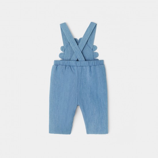 Baby girl denim overalls