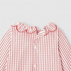 Baby girl checkered blouse