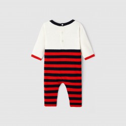 Baby boy knit onesie
