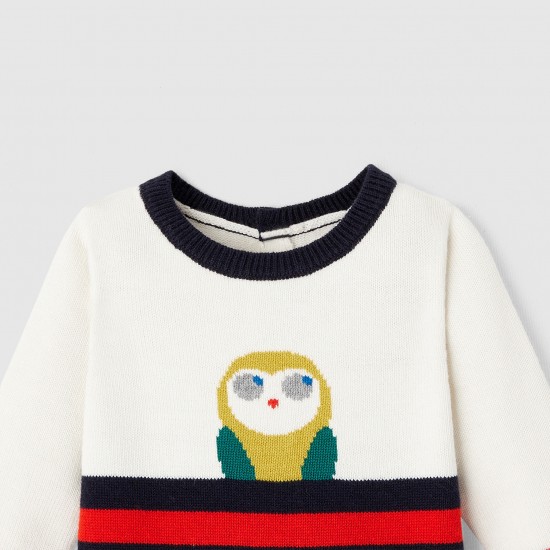 Baby boy knit onesie