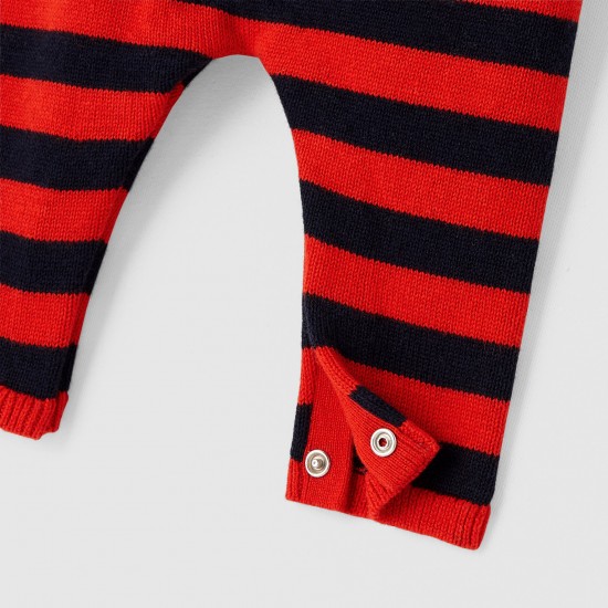 Baby boy knit onesie