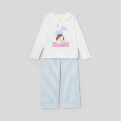 Girl cotton pajamas
