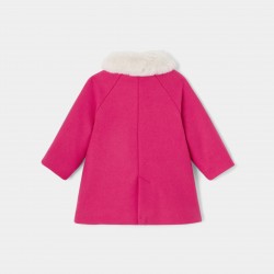 Baby girl wool fabric coat