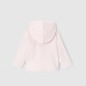 Baby girl zip-up fleece cardigan