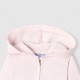 Baby girl zip-up fleece cardigan