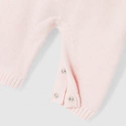Baby girl knit overalls