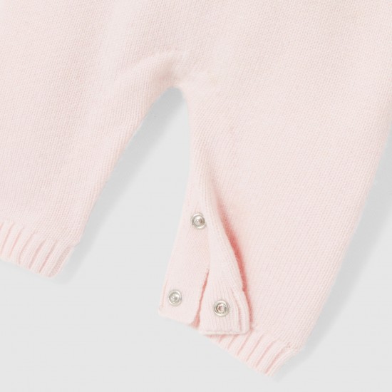 Baby girl knit overalls