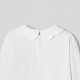 Girl tee-shirt with petal collar Girl tee-shirt with petal collar