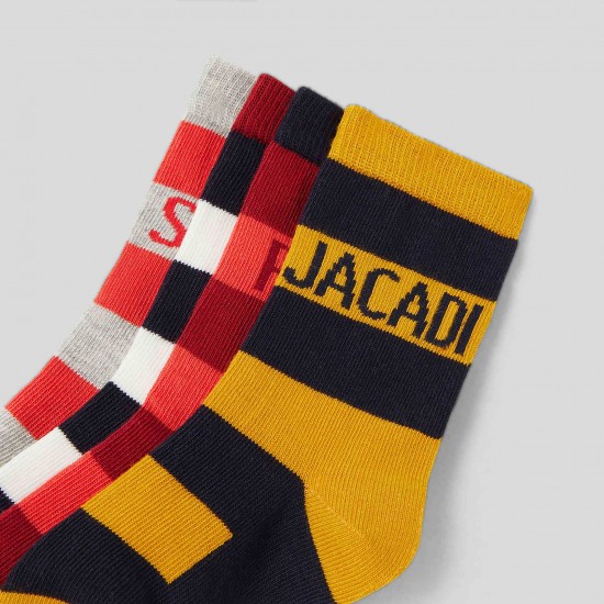 Set of 4 pairs of boys' socks