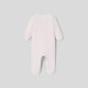Baby girl boucle knit velour pajamas