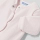 Baby girl boucle knit velour pajamas