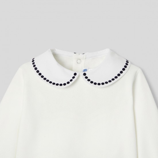 Baby girl fleece sweatshirt