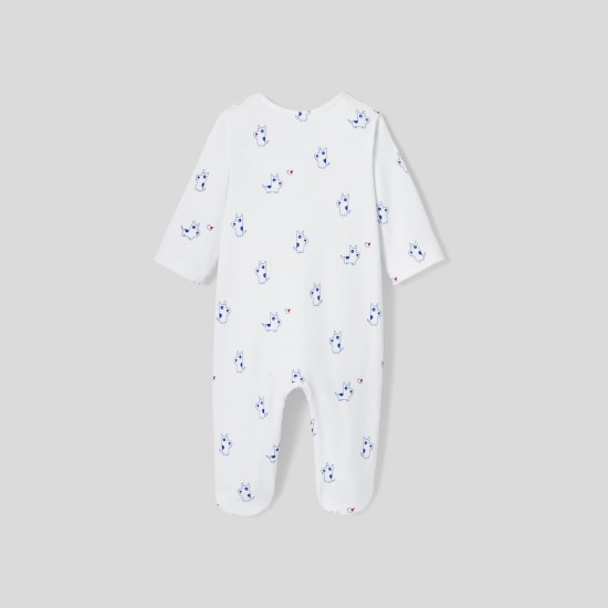 Baby boy fleece pajamas