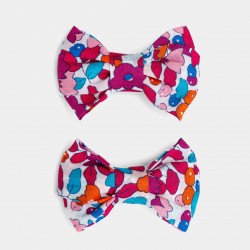 Set of two girl Liberty fabric hair clips