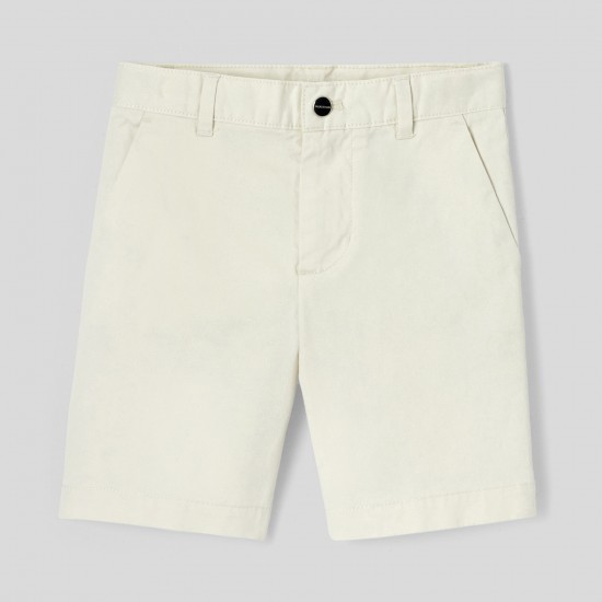 Boy twill bermuda shorts