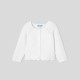 Baby girl cardigan in garter stitch knit Baby girl cardigan in garter stitch knit