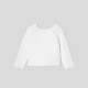 Baby girl cardigan in garter stitch knit Baby girl cardigan in garter stitch knit