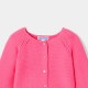 Baby girl cardigan in garter stitch knit Baby girl cardigan in garter stitch knit