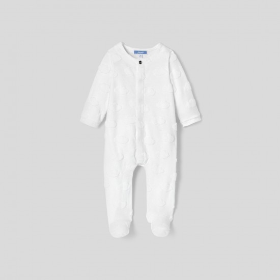 Baby boy pajamas cloud pattern
