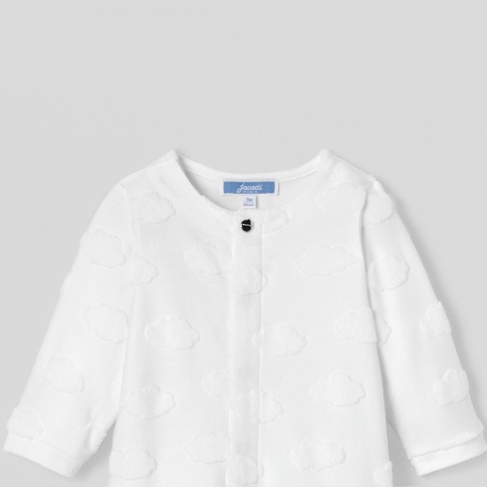 Baby boy pajamas cloud pattern
