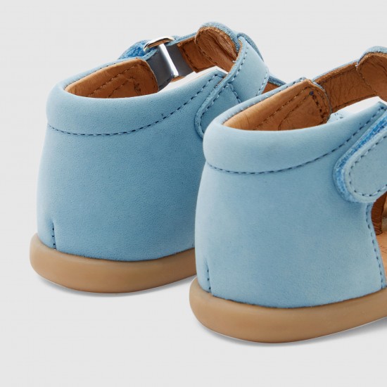 Baby boy sandals in nubuck