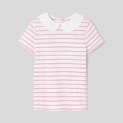 Girl striped polo shirt