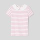 Girl striped polo shirt