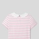 Girl striped polo shirt
