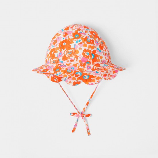 Baby girl Liberty fabric hat