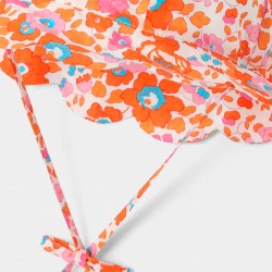 Baby girl Liberty fabric hat