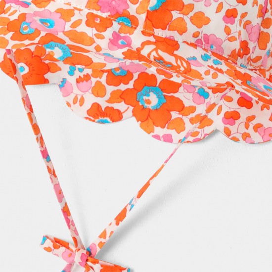 Baby girl Liberty fabric hat