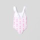Baby girl flower pattern swimsuit