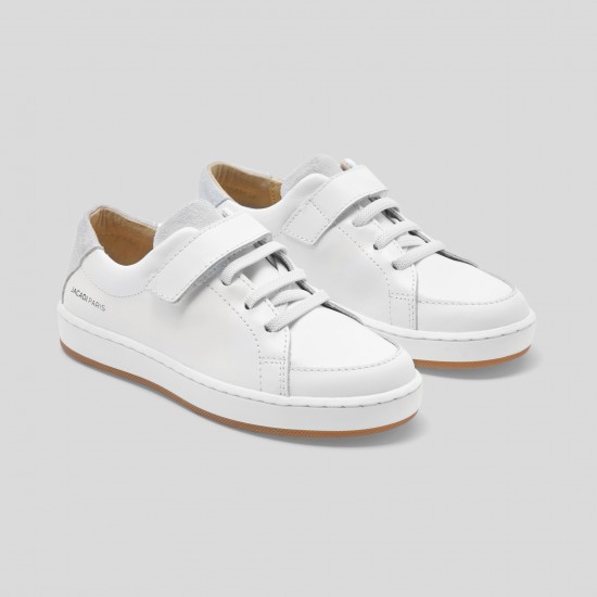 Boy smooth leather sneakers