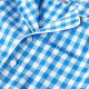 Boy gingham shirt pajamas