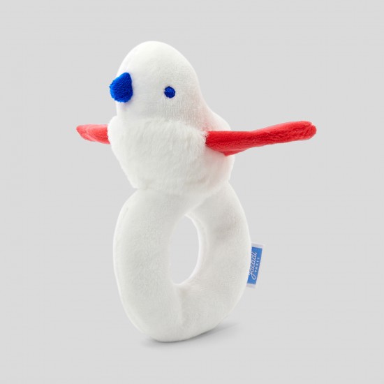 Round bird rattle