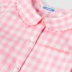 Girl gingham short pajamas