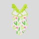 Girl 1-piece swimsuit