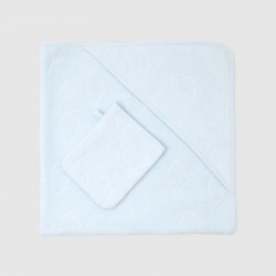 Baby hooded bath towel