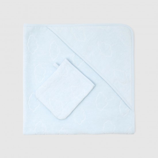 Baby hooded bath towel