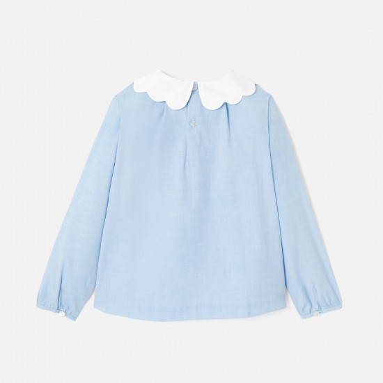 Girl poplin blouse