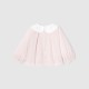 Baby girl blouse in fil à fil