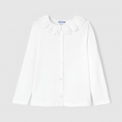 Girl blouse in poplin