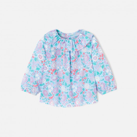 Baby girl blouse in Liberty fabric