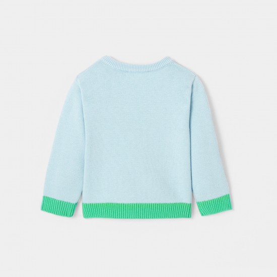 Baby boy organic cotton sweater