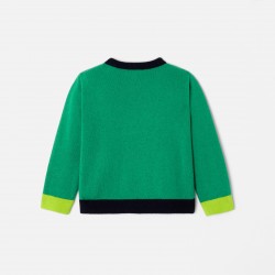 Baby boy Intarsia sweater Eiffel Tower 