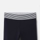 Baby girl leggings in cotton piqué 