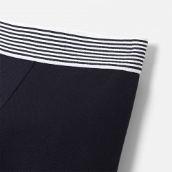 Baby girl leggings in cotton piqué 