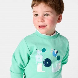 Baby boy fleece sweater