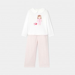 Girl cotton pajamas