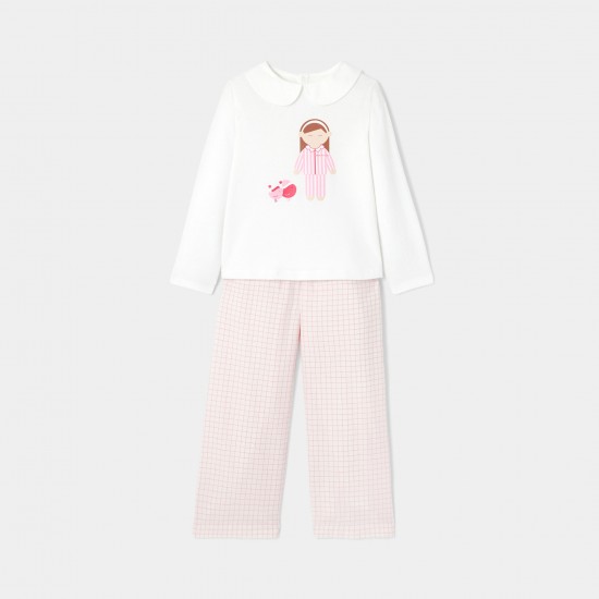 Girl cotton pajamas